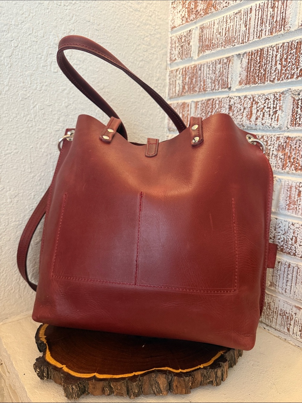 SANUMI LARGE LEATHER BAG - Picture 5 of 7